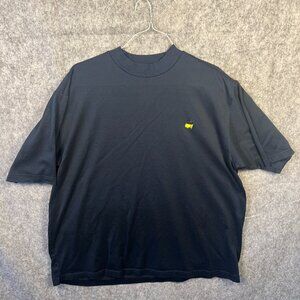 Masters X Amen Corner Size 2XL Vintage Men's Black Crewneck Golf T-Shirt